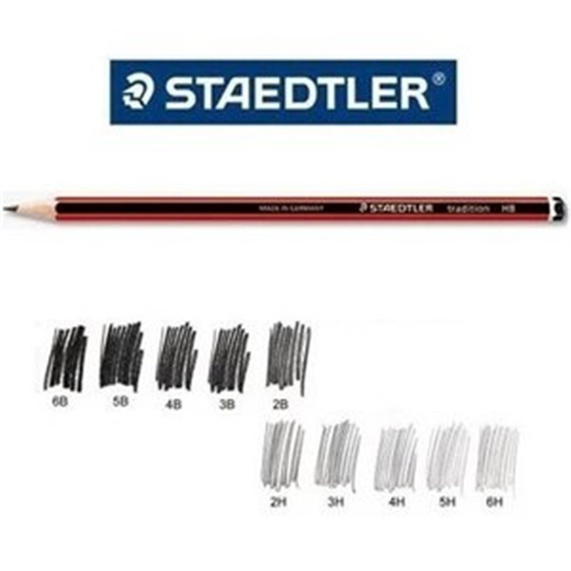 LÁPIZ STAEDTLER TRADITION 110 - 2B, COLOR - 1 UNIDAD