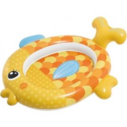 PISCINA INFANTIL PEZ DORADO 140X124X34 CM