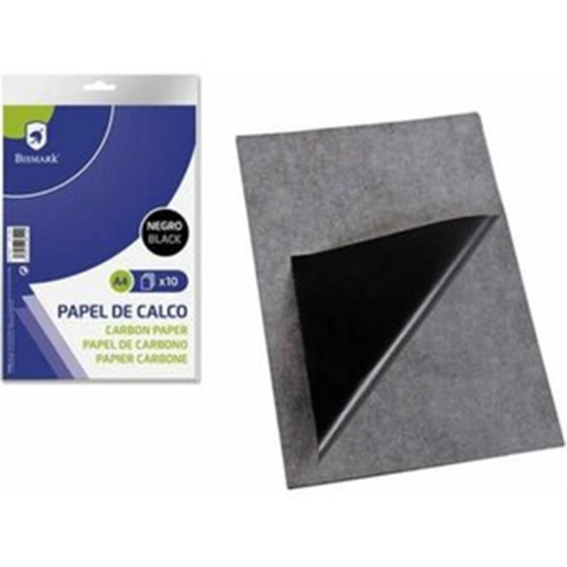 PAPEL DE CALCO A4 X 10H NEGRO PAPEL CARBONO