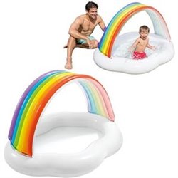 PISCINA PARA BEBES MODELO ARCOIRIS