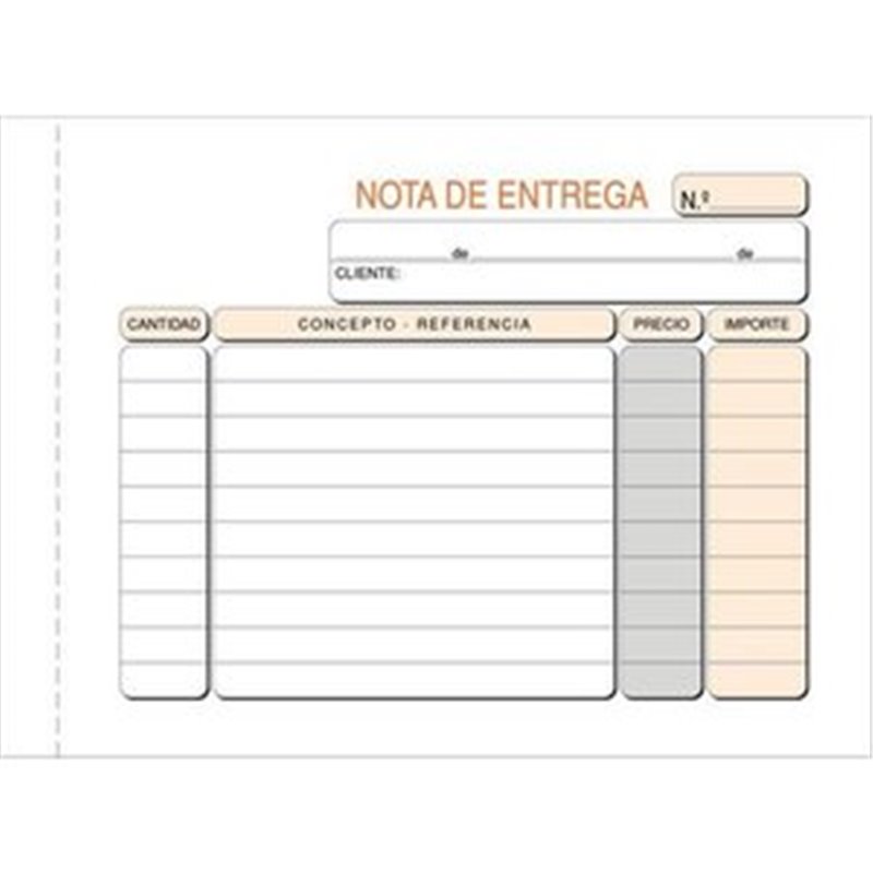 TALONARIO ENTREGAS MOD. T-79 DUPLICADO AUTOCOPIANTE