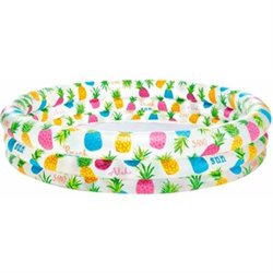 PISCINA HINCHABLE 3 AROS PECES 132X28CM 248L-