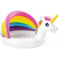 PISCINA HINCHABLE INFANTIL UNICORNIO 127X102X69 CM 1-3A