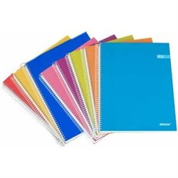 LIBRETA TAPA DURA A5 80 HOJAS 60G CUADROS 4X4