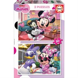 MINNIE PUZZLE DOBLE 2X20