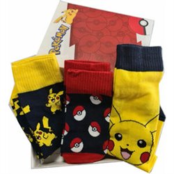 SET 3 CALCETINES POKEMON ADULTO SURTIDO