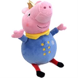 GEORGE KING 30CM - PEPPA PIG READY FOR FUN