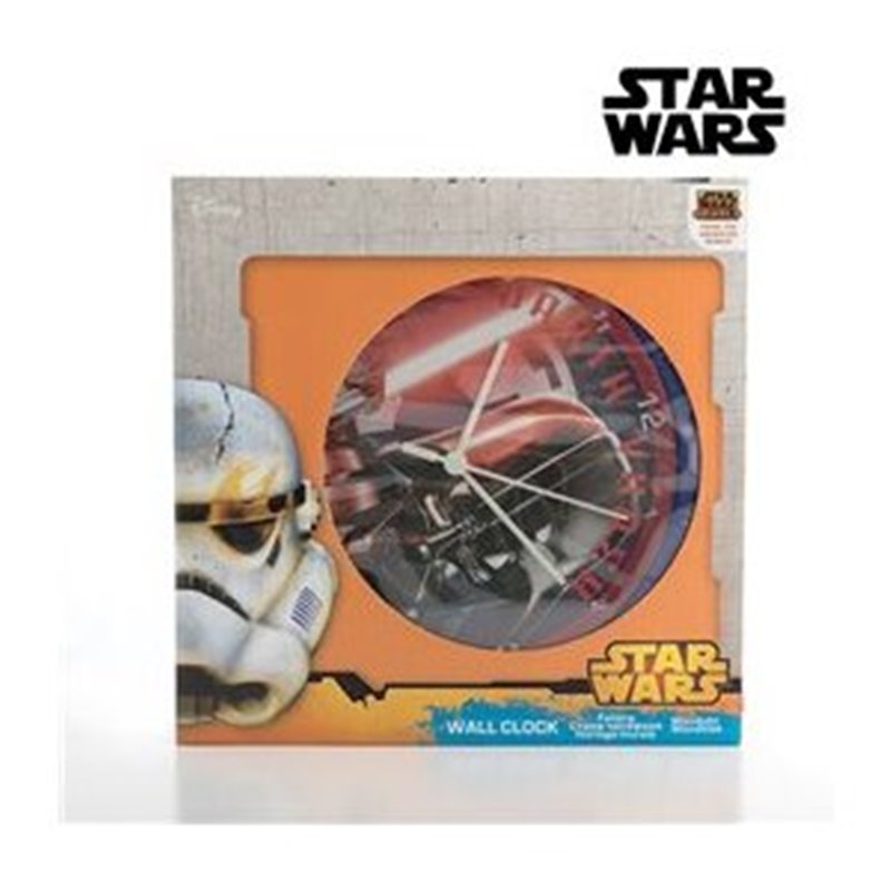 RELOJ DE PARED STAR WARS