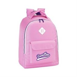 BENETTON MOCHILA ADAPTABLE, 32 X 43 CM, COLOR ROSA