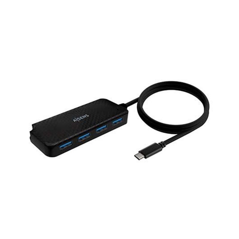 HUB USB-C A 4XUSB-C AISENS 60CM NEGRO