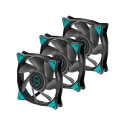 VENTILADOR 120X120 ICEBERG-THERMAL ICEGALE XTRA BLACK 3P