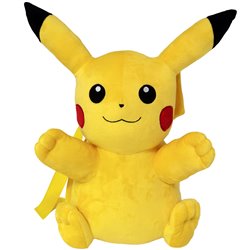 Mochila Peluche Pikachu Pokemon 36cm