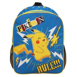 Mochila Pikachu Pokemon 41cm adaptable