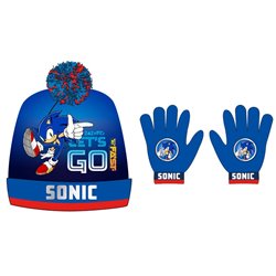 Set gorro y guantes Sonic the Hedgehog