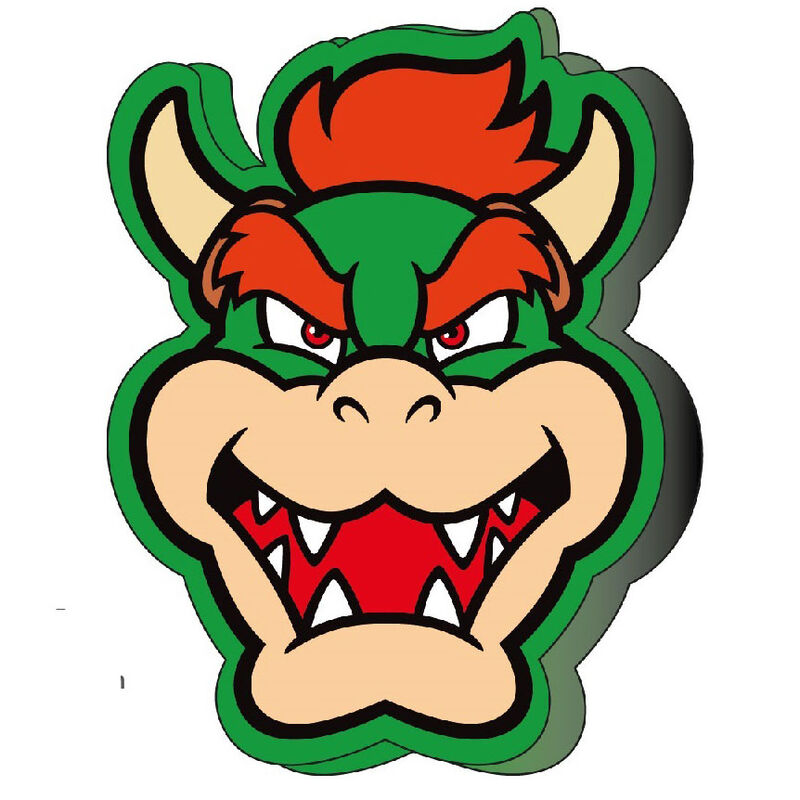 Cojin 3D Bowser Super Mario Bros