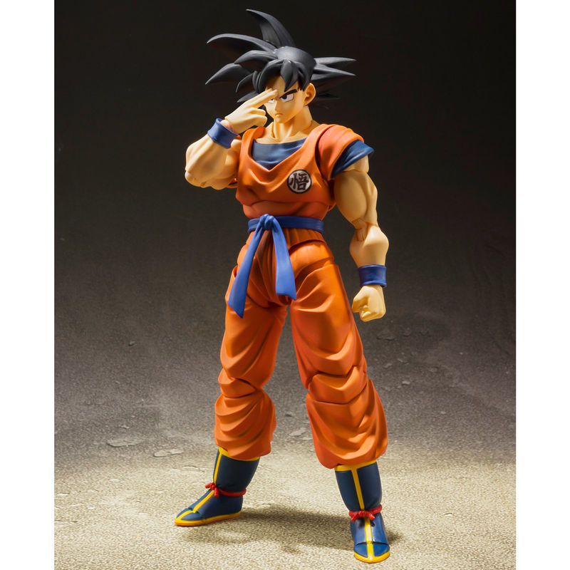 Figura Son Goku Saiyan Raised on Earth Dragon Ball 14cm