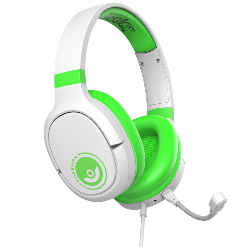 Auriculares gaming Pokeball White and Green Pokemon