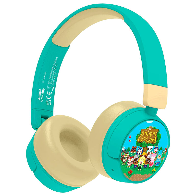 Auriculares inalambricos infantiles Animal Crossing