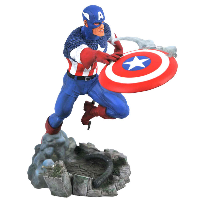 Estatua Capitan America Marvel Comic Gallery 25cm