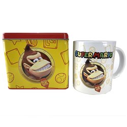 Hucha + taza Donkey Kong Super Mario Bros Nintendo