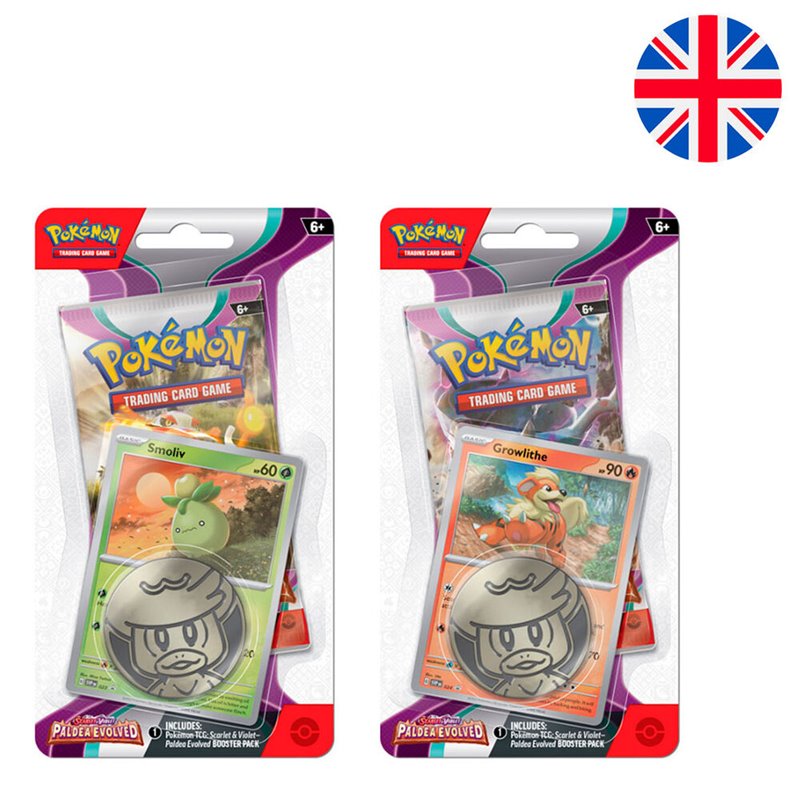 Blister juego cartas colecciobales Escarlata y Purpura 2 Pokemon ingles