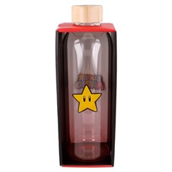 Botella cristal Super Mario Bros Nintendo 1030ml