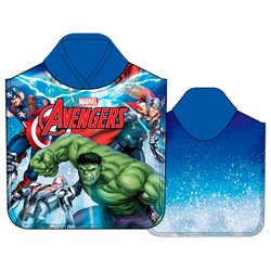 Poncho toalla Los Vengadores Avengers Marvel microfibra