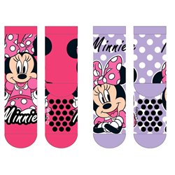 Set 2 calcetines antideslizantes Minnie Disney infantil surtido