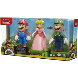 Blister 3 figuras Super Mario Bros 10cm