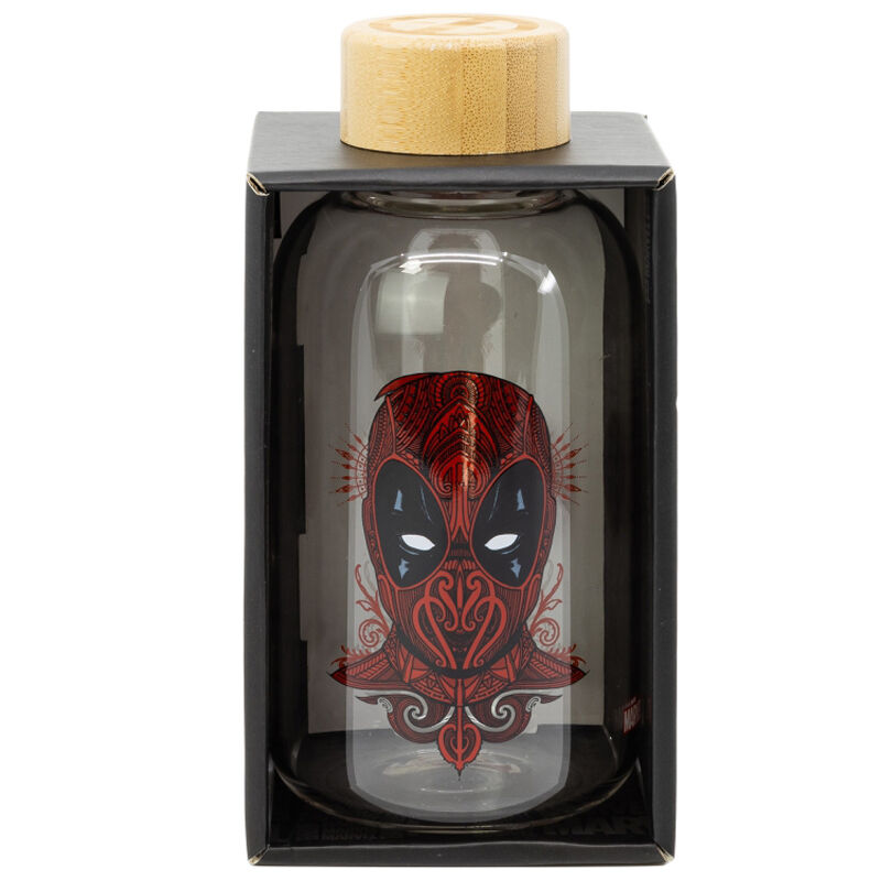 Botella cristal Deadpool Marvel 620ml