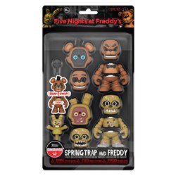 Blister 2 figuras Snaps! Five Nights at Freddys Springtrap and Freddy