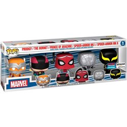 Blister 5 figuras POP Marvel Spiderman Exclusive