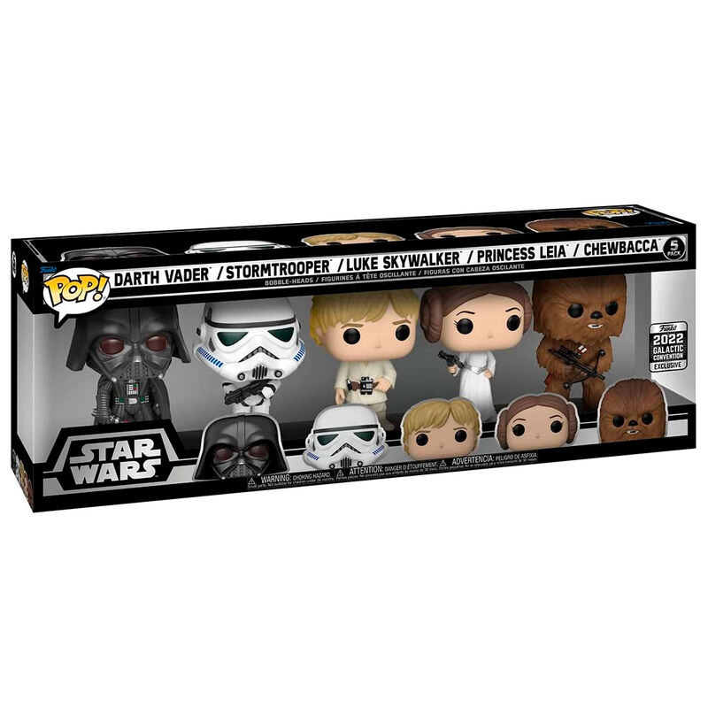 Blister 5 Figuras POP Star Wars Classics Exclusive