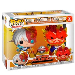 Blister 2 Figuras POP My Hero Academia Shoto Todoroki & Endeavor Exclusive