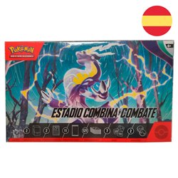 Estuche juego cartas coleccionables Estadio Combina y Combate Pokemon