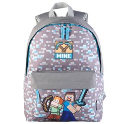 Mochila Mine Minecraft 42cm adaptable