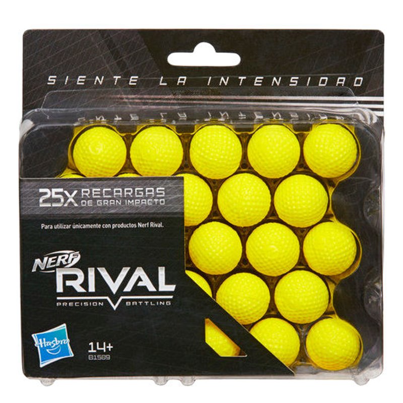 Blister 25 Recargas Rival Nerf