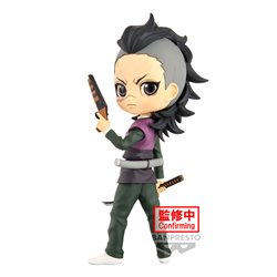 Figura Genya Shinazugawa Demon Slayer Kimetsu no Yaiba Q posket 14cm