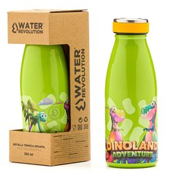 Botella Dinoland termo 400ml Water Revolution