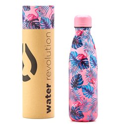 Botella Flamenco Rosa Water Revolution 500ml