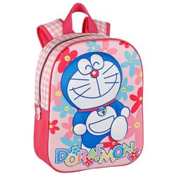 Mochila Luces 3D Doraemon 32cm