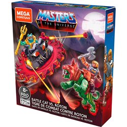 Construccion Mega Contrux Battle Cat vs Roton Masters of the Universe Origins