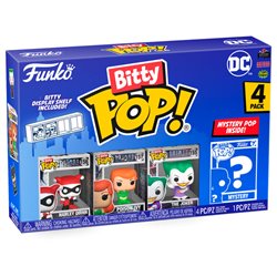 Blister 4 figuras Bitty POP DC Comics Harley Quinn