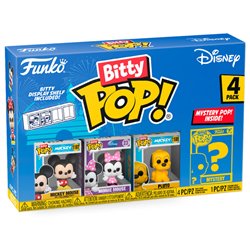 Blister 4 figuras Bitty POP Disney Mickey