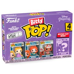 Blister 4 figuras Bitty POP Disney Princesas Rapunzel