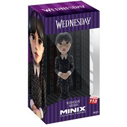 Figura Minix Miercoles Addams Wednesday 12cm