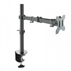 TooQ Soporte de Mesa Giratorio e Inclinable para Pantalla (Monitor / TV Plasma / LCD / LED) 13"-32", de Un Brazo, max 8 kg, Negr