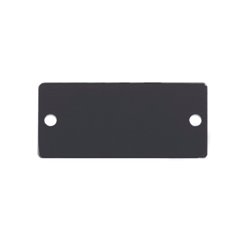 Kramer Electronics W-BLANK(B) placa de pared y cubierta de interruptor Negro