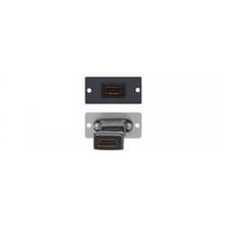 Kramer Electronics W-H(W-HDMI)(B) placa de pared y cubierta de interruptor Negro