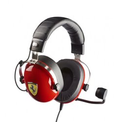 Thrustmaster New! T.Racing Scuderia Ferrari Edition Auriculares Diadema Conector de 3,5 mm Negro, Rojo